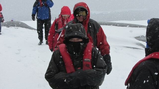It was cold!