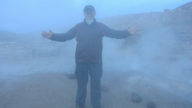 Brian disappears into the mist