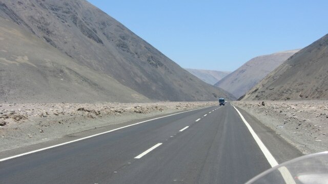 The road to Arica