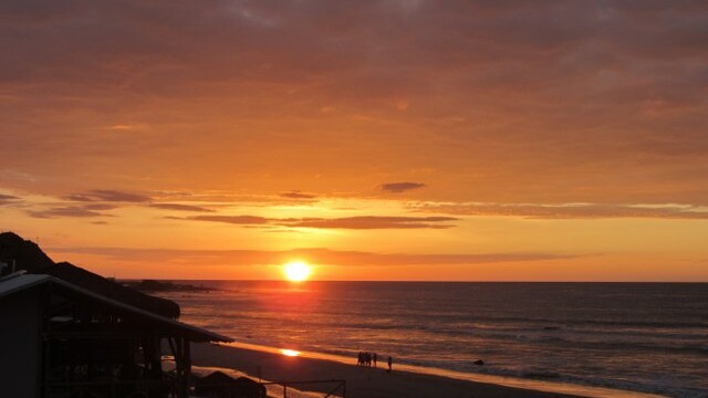 Sunset over the Pacific